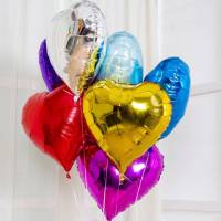 Воздушные шары фольгированые сердца R7688
